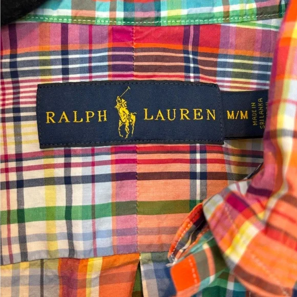 Ralph Lauren Multicolor Plaid Button Down Shirt - Picture 3 of 4